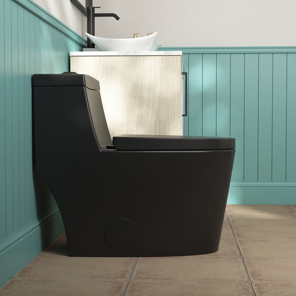 PRISM One-Piece Elongated Toilet, Dual-Flush Glazed Surface with Multiple Colors