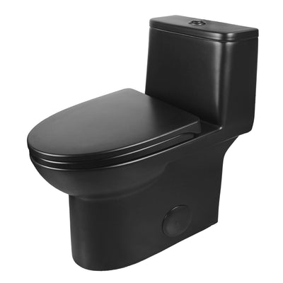 Deervalley DV-1F52677 One-Piece Elongated Toilet, Dual-Flush Full-Size with Multiple Colors