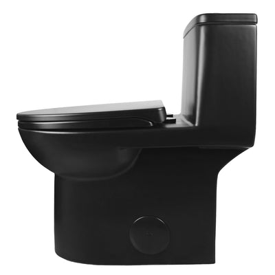 Deervalley DV-1F52677 One-Piece Elongated Toilet, Dual-Flush Full-Size with Multiple Colors