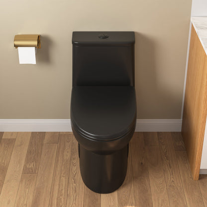 URSA One-Piece Elongated Toilet, Dual-Flush Full-Size with Multiple Colors
