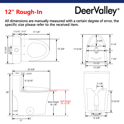 SYMMETRY One-Piece Elongated Toilet, 1.28 GPF Single-Flush