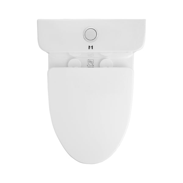 SYMMETRY One-Piece Elongated Toilet, 1.28 GPF Single-Flush