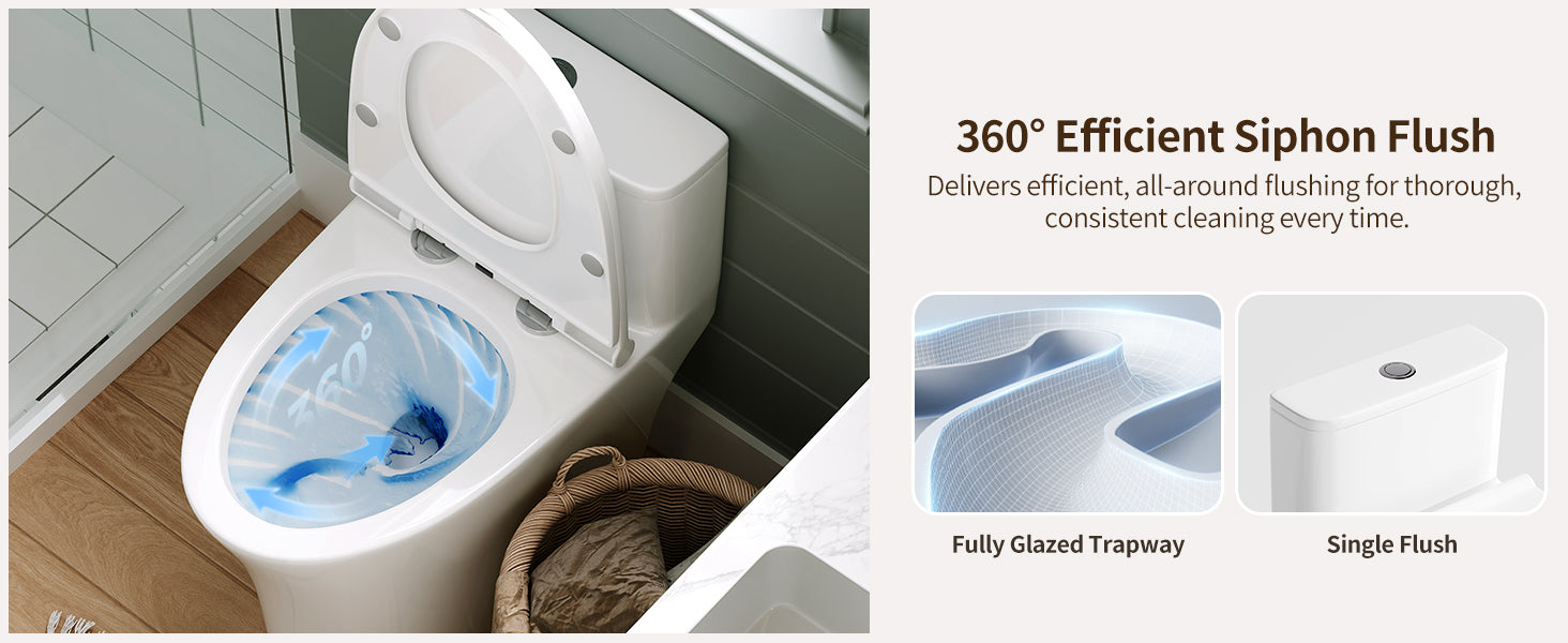 One-piece Toilets Function