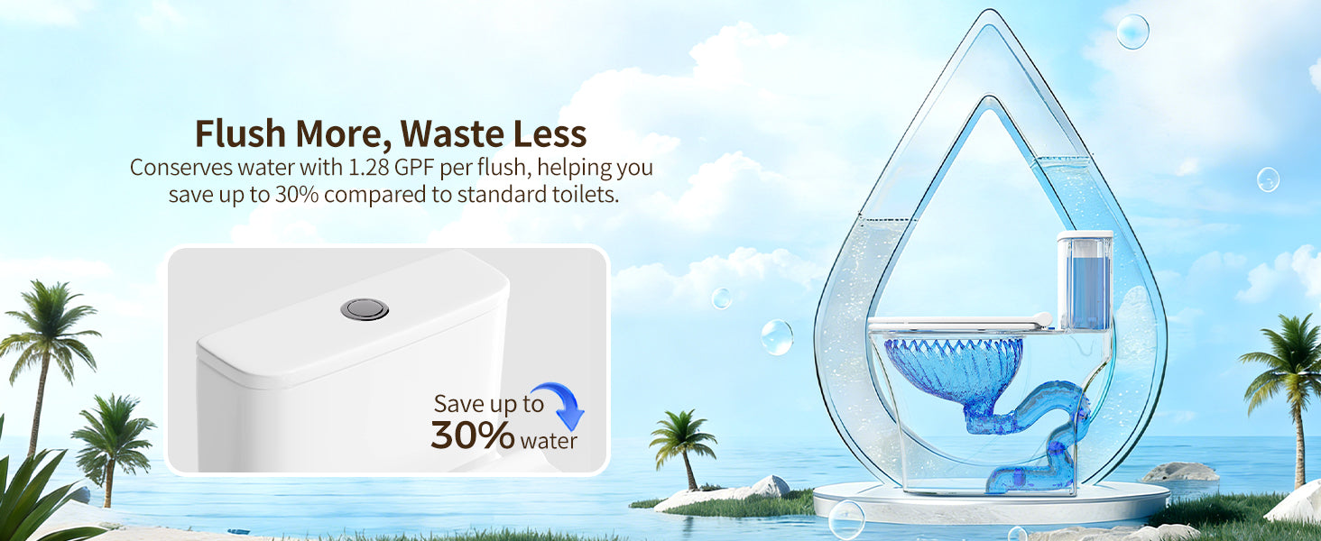 One-piece Toilets Function