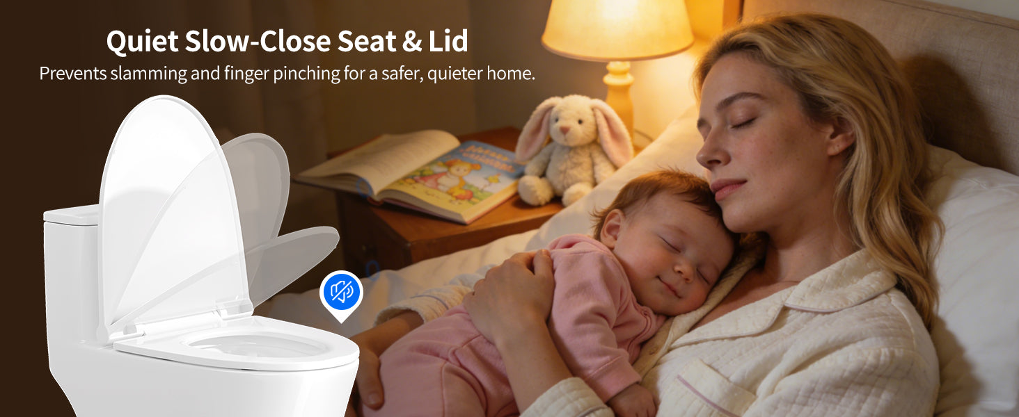 One-piece Toilets Safety