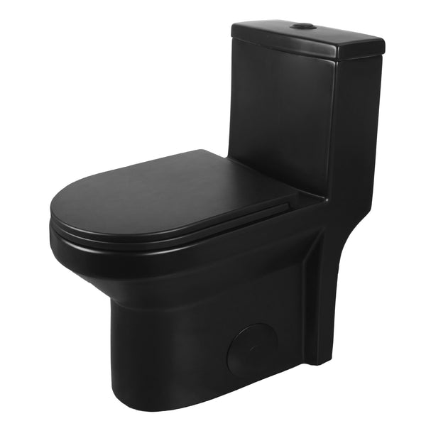 DV-1F52812/52812R Liberty Elongated One-Piece Toilet with Multi Colors, 12/10" Rough-in Dual-Flush