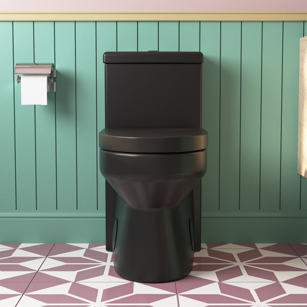 LIBERTY One-Piece Round Toilet, 12/10" Rough-in Dual-Flush with Multiple Colors