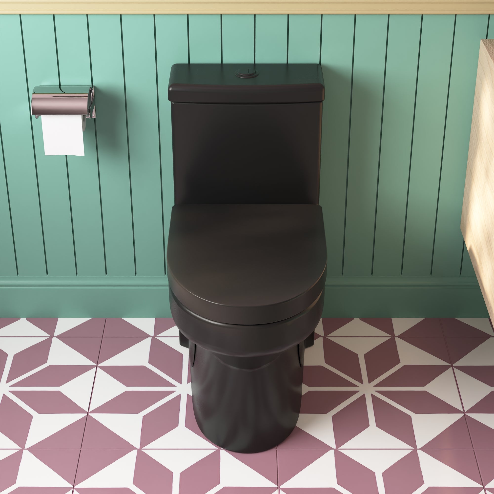 Liberty Dual-Flush Round One-Piece Toilet (Seat Included)