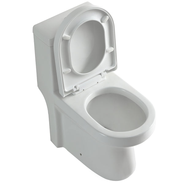 LIBERTY One-Piece Round Toilet, 1.1/1.6GPF Dual-Flush with Multiple Colors