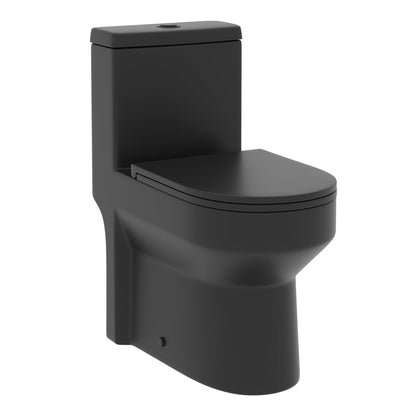 LIBERTY One-Piece Round Toilet, 1.1/1.6GPF Dual-Flush with Multiple Colors