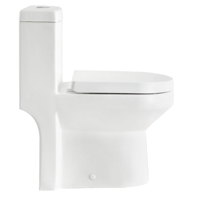 DeerValley Bath DeerValley DV-1F52813 Liberty Dual-Flush Elongated One-Piece Toilet (Seat Included) Toilet