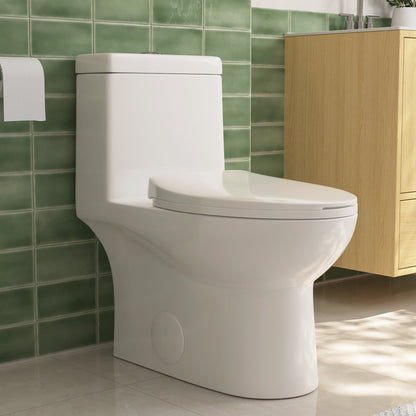 ALLY One-Piece Elongated Toilet, 1.1/1.6GPF Dual-Flush  with Multiple Colors