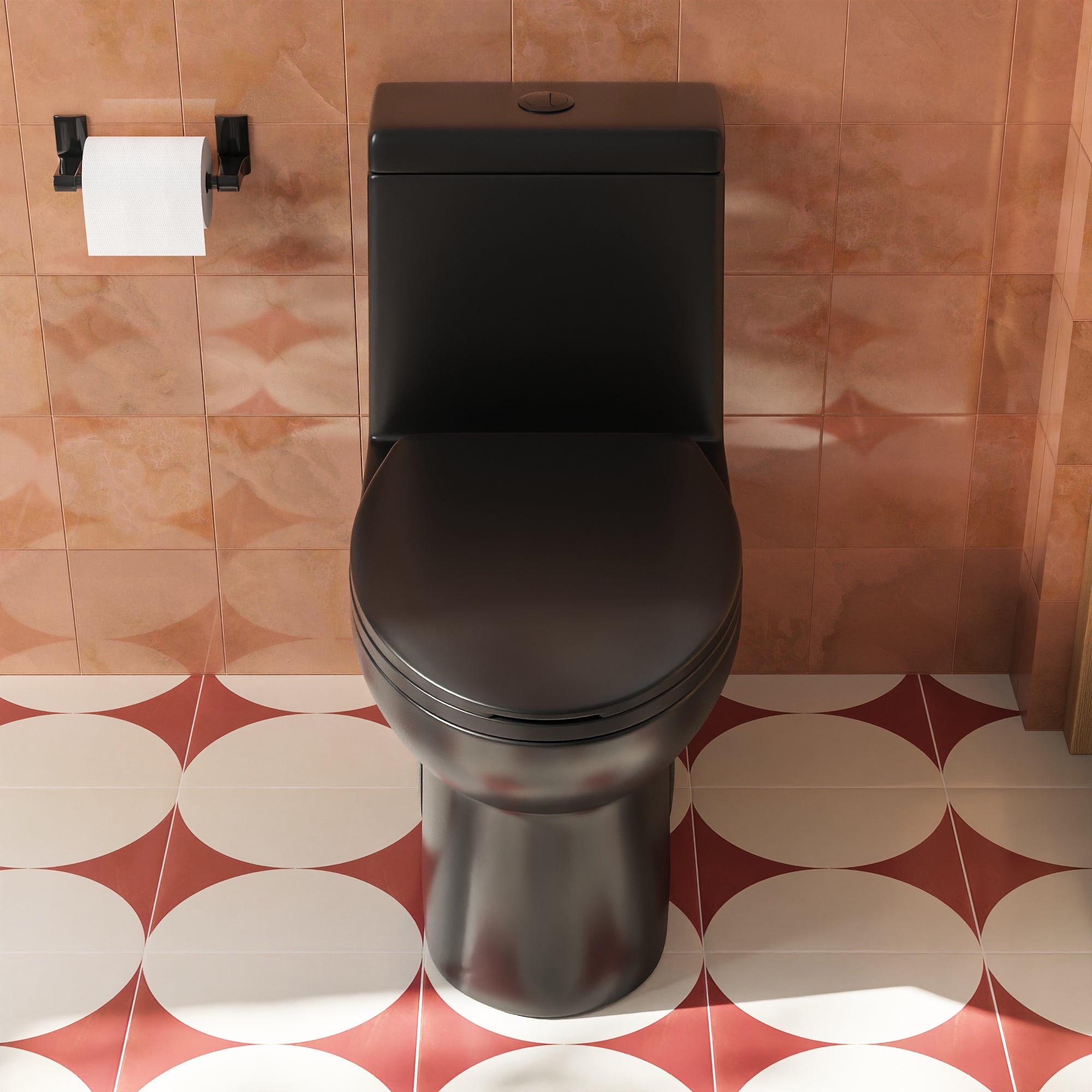 ALLY One-Piece Elongated Toilet, 1.1/1.6GPF Dual-Flush  with Multiple Colors