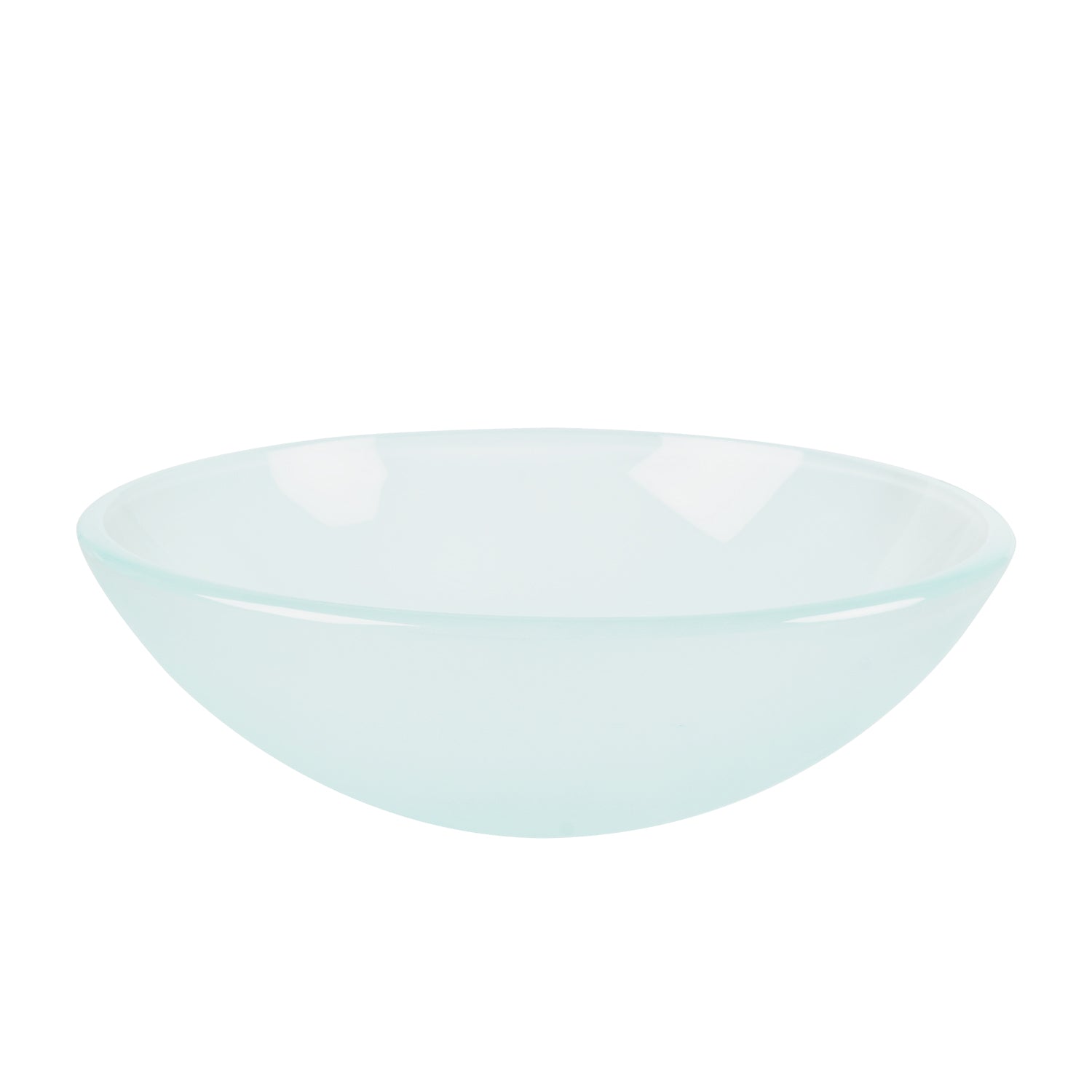 DeerValley Bath DeerValley DV-1G0007 Glass Circular Vessel Bathroom Sink Vessel Sink