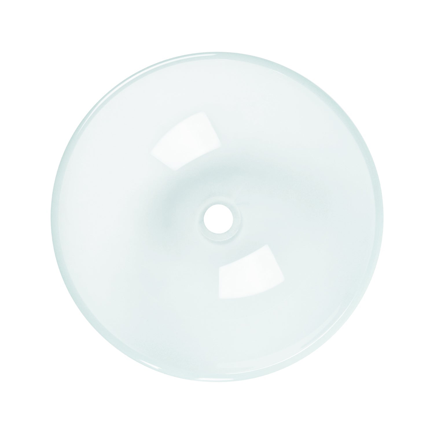 DeerValley Bath DeerValley DV-1G0007 Glass Circular Vessel Bathroom Sink Vessel Sink