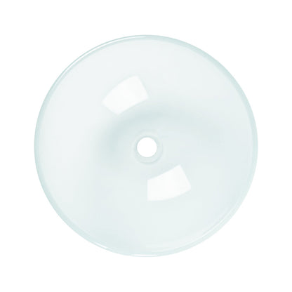 DeerValley Bath DeerValley DV-1G0007 Glass Circular Vessel Bathroom Sink Vessel Sink
