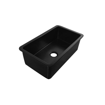 DeerValley Bath DeerValley DV-1K0016 Glen Rectangle Fireclay 31.89" L x 19.09" W Farmhouse Kitchen Sink Kithcen Sink