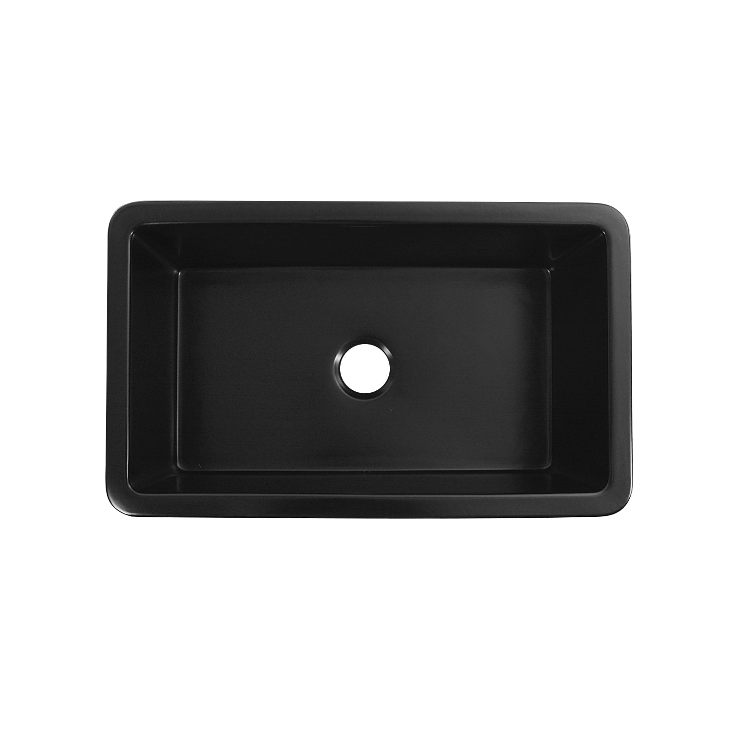 DeerValley Bath DeerValley DV-1K0016 Glen Rectangle Fireclay 31.89" L x 19.09" W Farmhouse Kitchen Sink Kithcen Sink