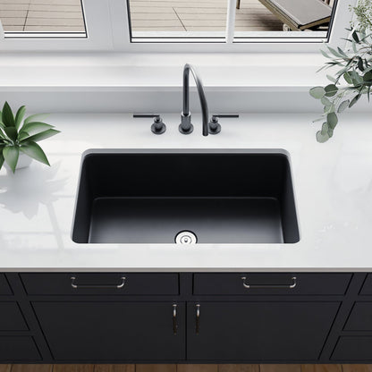 DeerValley Bath DeerValley DV-1K0016 Glen Rectangle Fireclay 31.89" L x 19.09" W Farmhouse Kitchen Sink Kithcen Sink