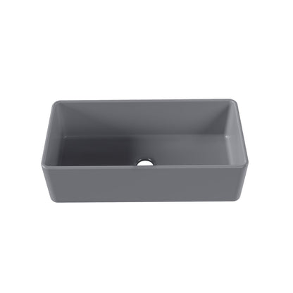 GROVE 36" L x 18" W Rectangular Farmhouse Kitchen Sink, Seamless With Multiple Colors and Sizes