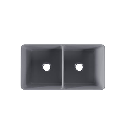 NOVA 33" L x 18" W Rectangular Farmhouse Kitchen Sink, Large Capacity With Multiple Colors