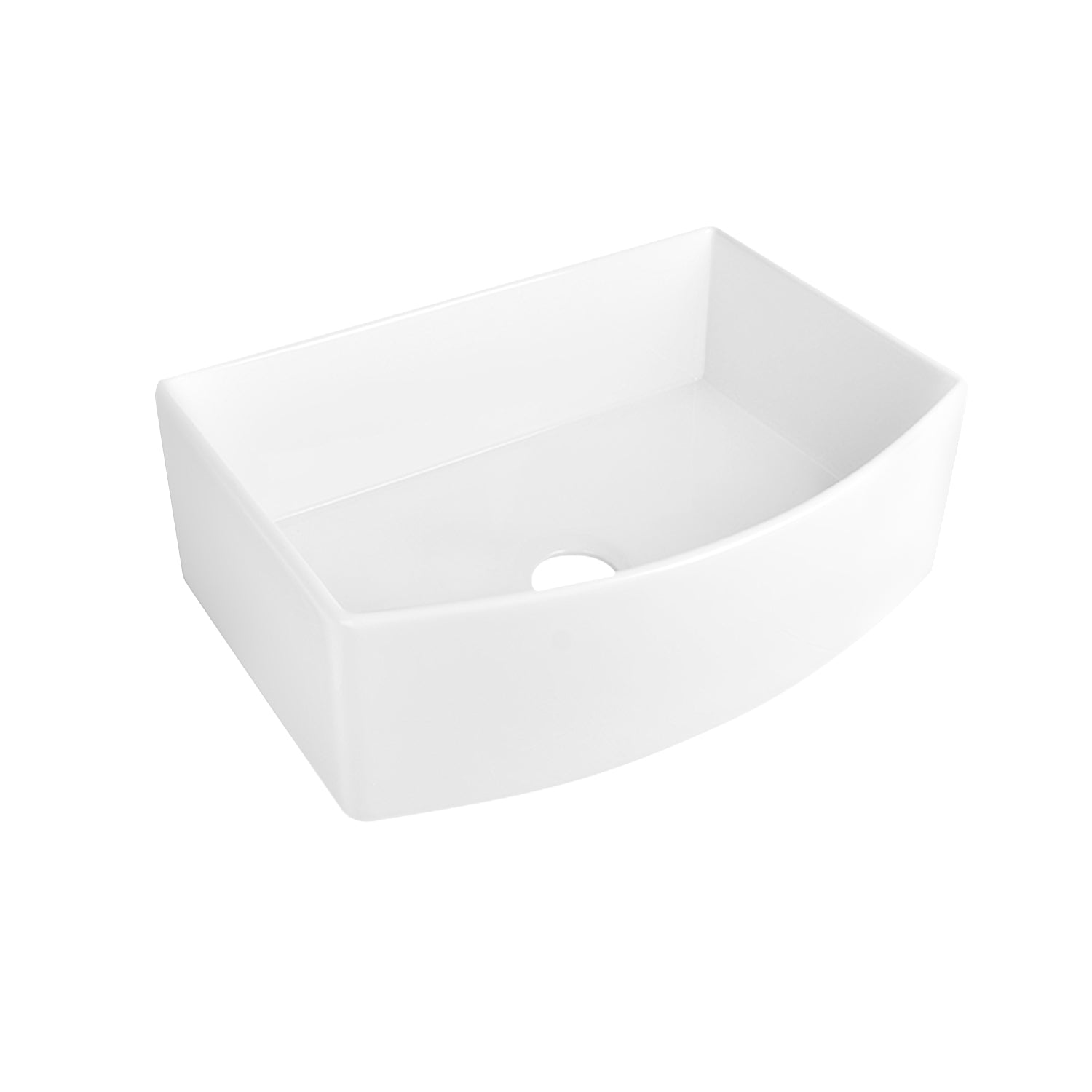 GROVE 33" L x 21" W Farmhouse Kitchen Sink, Corrosion-Resistant With Multiple Sizes