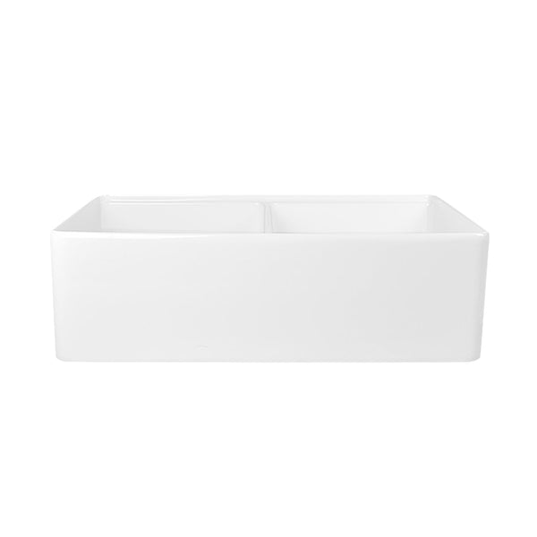 Deervalley DV-1K0068 33" L X 20" W Double Basin Workstation Farmhouse Kitchen Sink With Sink Grid, Cutting Board And Dish-Drying Rack