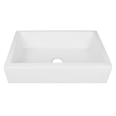 DeerValley DV-1K0139 Farmhouse Kitchen Sink – Durable & Easy Drain with Large Basin