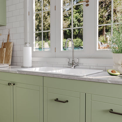 GLEN 31.89" L x 19.09" Rectangle Undermount Kitchen Sink, Large Capacity With Multiple Types