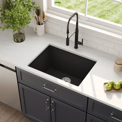DeerValley DV-1K0172 Granite Composite Kitchen Sinks Undermount Quiet Drain