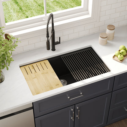 DeerValley DV-1K0172 Granite Composite Kitchen Sinks Undermount Quiet Drain