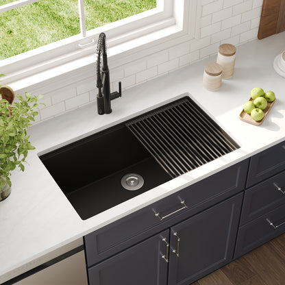 DeerValley DV-1K0172 Granite Composite Kitchen Sinks Undermount Quiet Drain