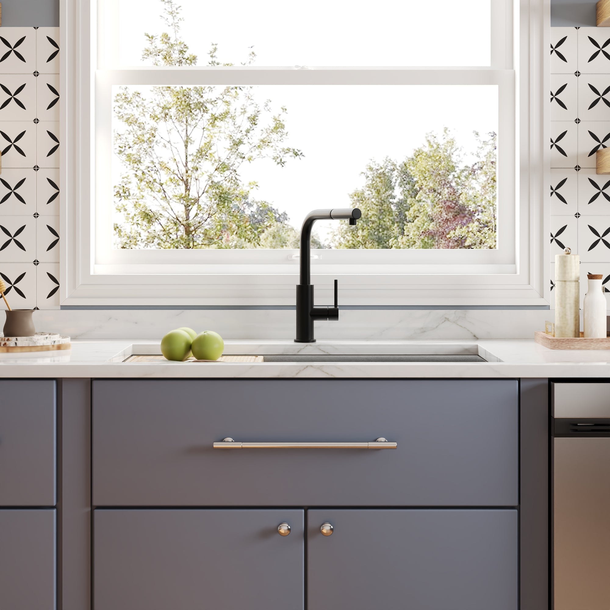 33" Rectangular Workstation Undermount Kitchen Sink, Stainless Steel Single Bowl