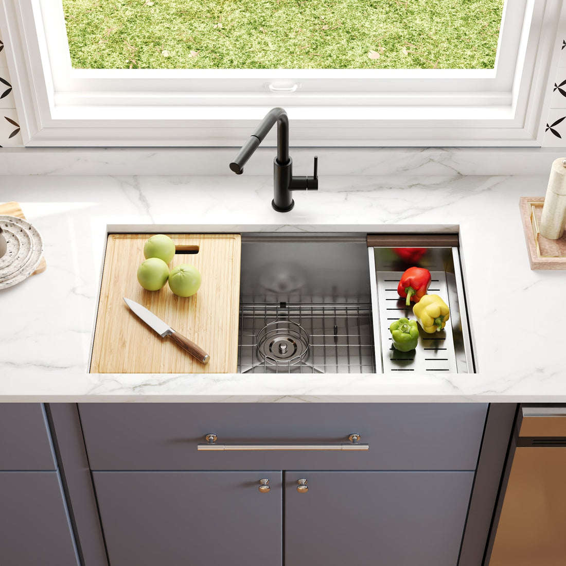 Workstation Kitchen Sink
