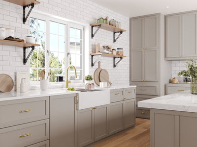 30" L x 18" W Rectangular Workstation Undermount Kitchen Sink, Natural Material With Multiple Colors