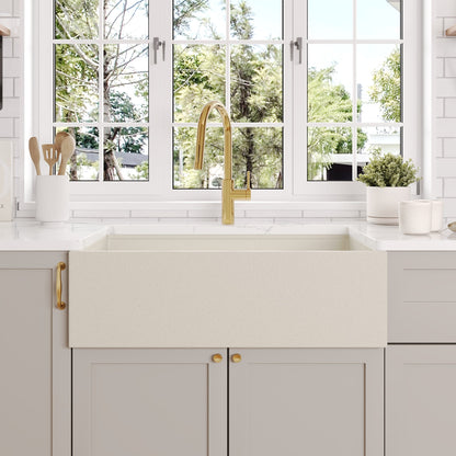 30" L x 18" W Rectangular Workstation Undermount Kitchen Sink, Natural Material With Multiple Colors