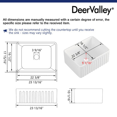 Farmhouse Kitchen Sinks Specifications