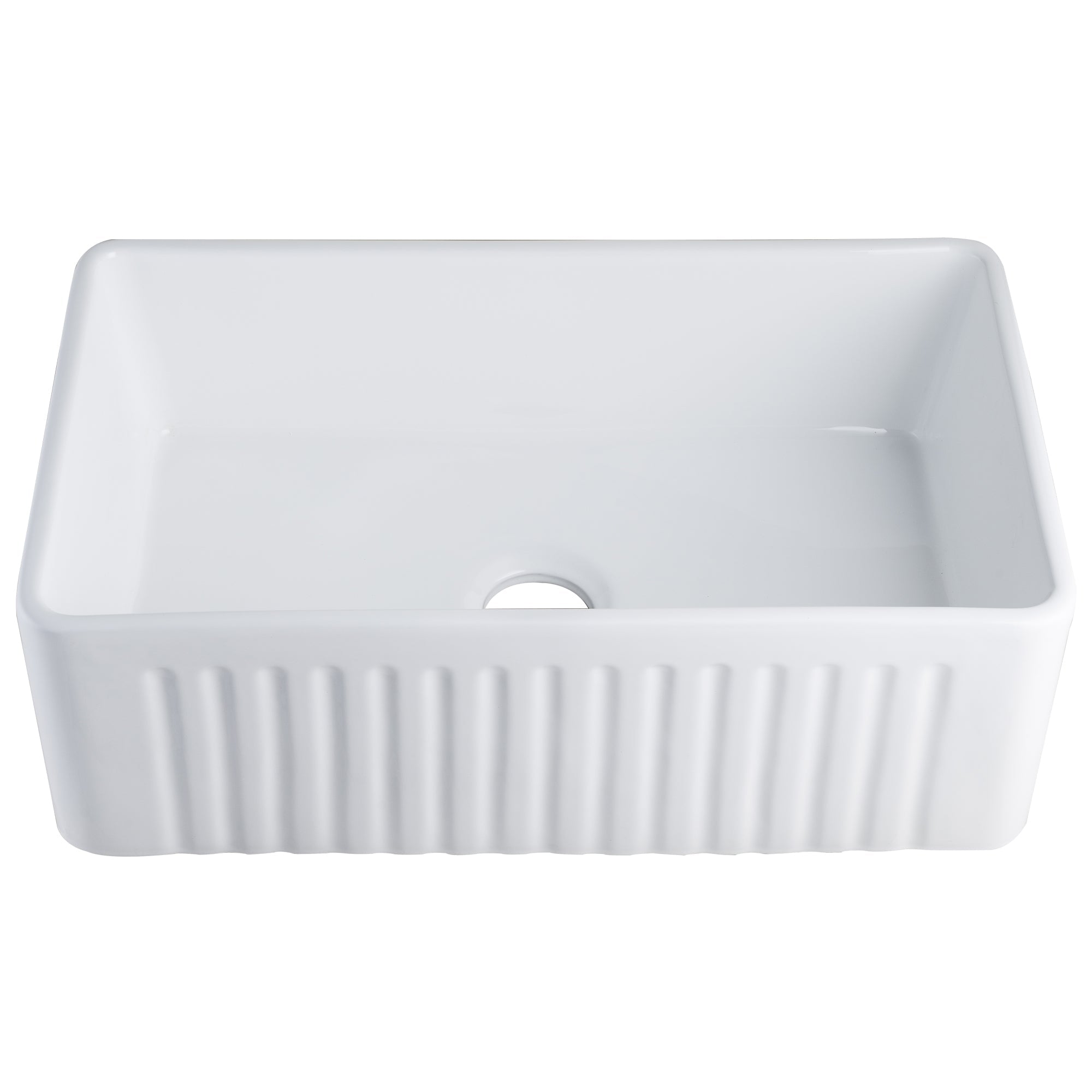 HARVEST 30" L x 18" W Rectangular Farmhouse Kitchen Sink, Apron Front