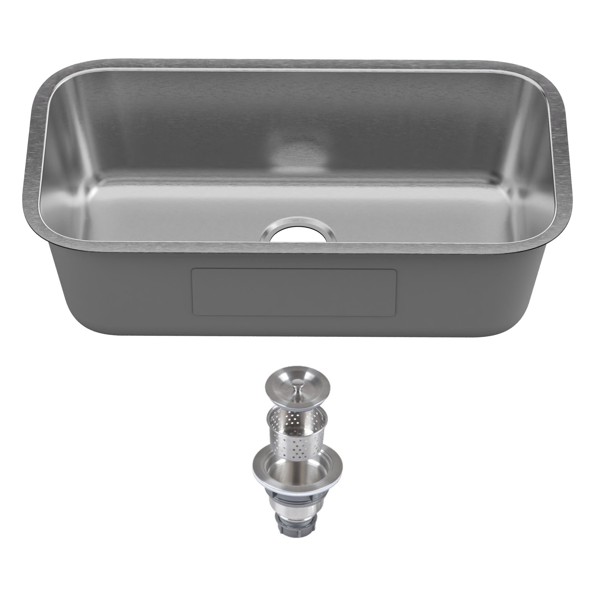 DeerValley 32-Inch Undermount Double Bowl Kitchen Sink, 50/50 18 Gauge Stainless Steel Kitchen Sink, Spacious Double Basin Design Sinks with Basket Strainer, Undermount Sinks for Modern Kitchens
