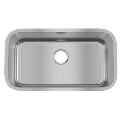 DeerValley DV-1K0358/359 32" Undermount Double Bowl Sink, 18 Gauge Stainless Steel & Basket Strainer