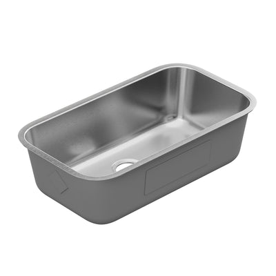 DeerValley DV-1K0358/359 32" Undermount Double Bowl Sink, 18 Gauge Stainless Steel & Basket Strainer