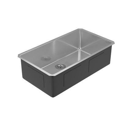 DeerValley DV-1K0603 Undermount Kitchen Sink, Stainless Steel & Grid Included