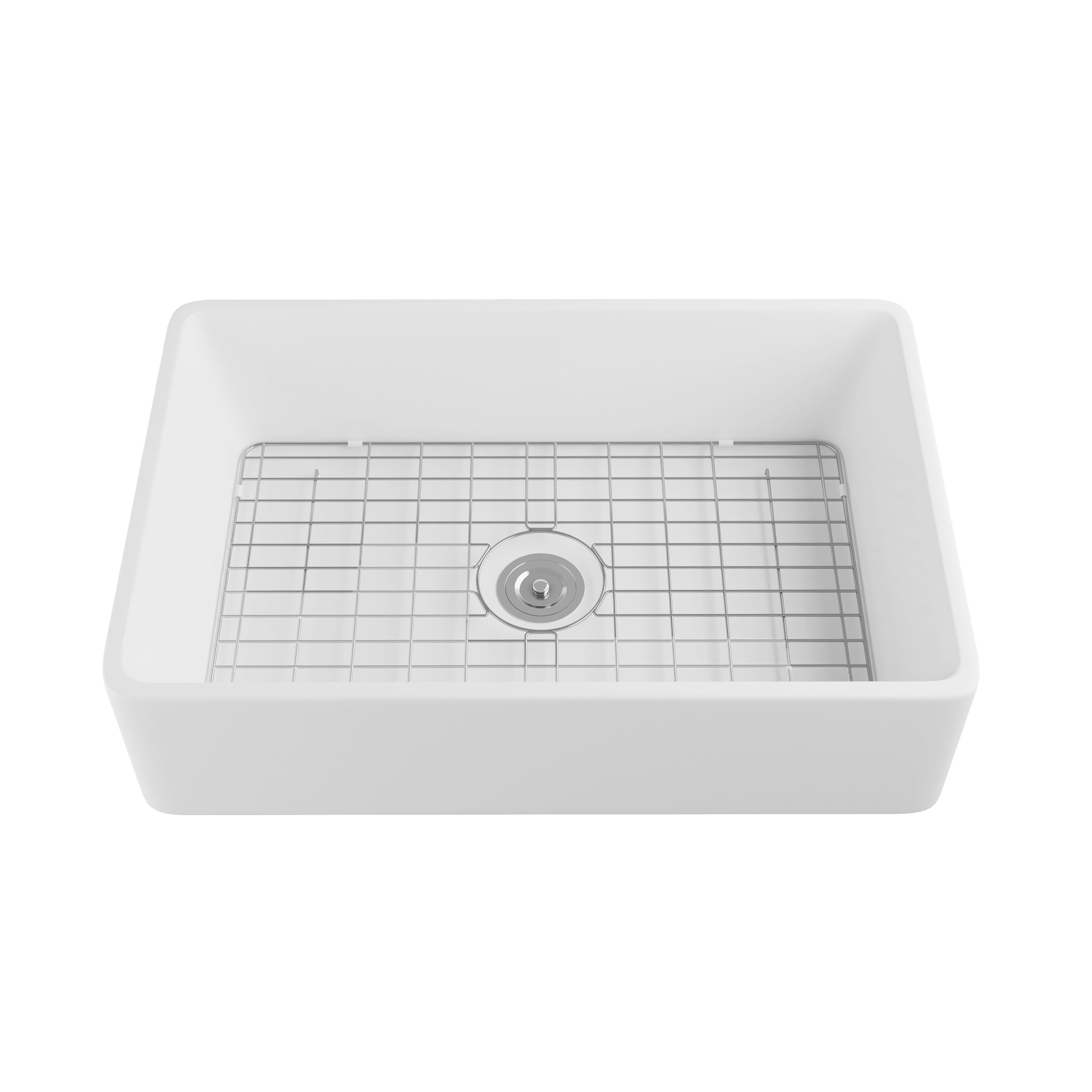 FEAST 33" L x 20" W Rectangular Farmhouse Kitchen Sink, Large Capacity With Multiple Colors