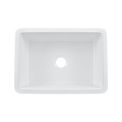 DeerValley Bath DeerValley DV-1K509 Glen Rectangle Fireclay 26.77" L x 18.90" W Farmhouse Kitchen Sink