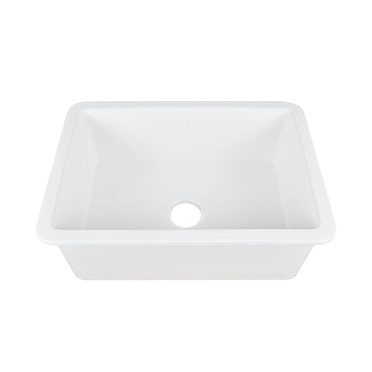 DeerValley Bath DeerValley DV-1K509 Glen Rectangle Fireclay 26.77" L x 18.90" W Farmhouse Kitchen Sink