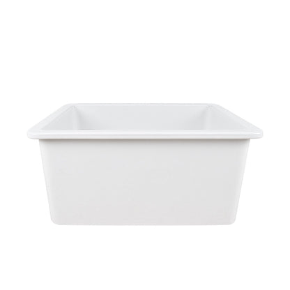 DeerValley Bath DeerValley DV-1K515 Glen Rectangle Fireclay 24.02" L x 18.70" W Farmhouse Kitchen Sink