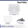 DeerValley Bath DeerValley DV-1K515 Glen Rectangle Fireclay 24.02
