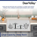 DeerValley Bath DeerValley DV-1K515 Glen Rectangle Fireclay 24.02