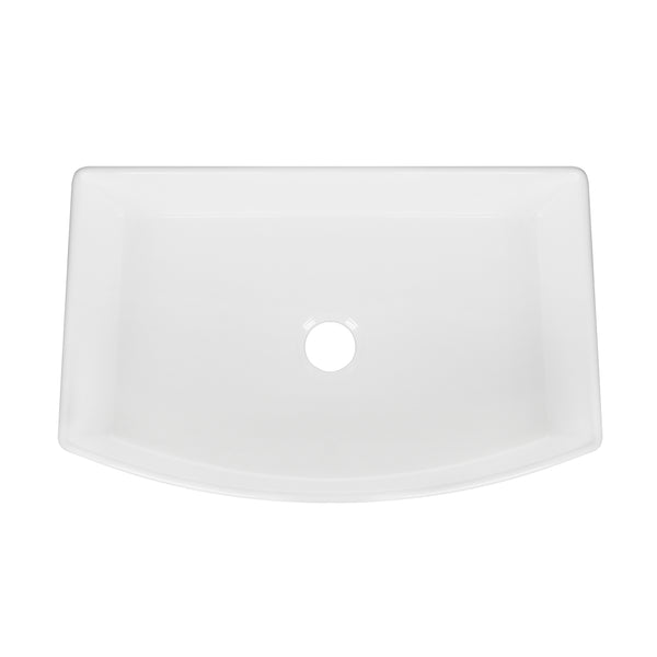 GROVE 33" L x 21" W Farmhouse Kitchen Sink, Corrosion-Resistant With Multiple Sizes