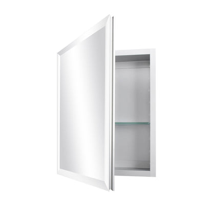 Rectangular Bathroom Medicine Cabinet, Frameless With Mirror With Multiple Types